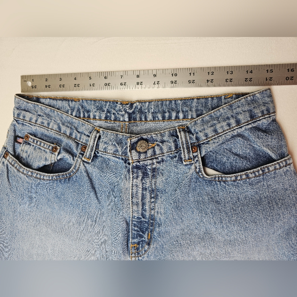 Polo Jeans Co. Ralph Lauren Jeans Light Wash Denim‎ Classic Fit - Picture 6 of 9